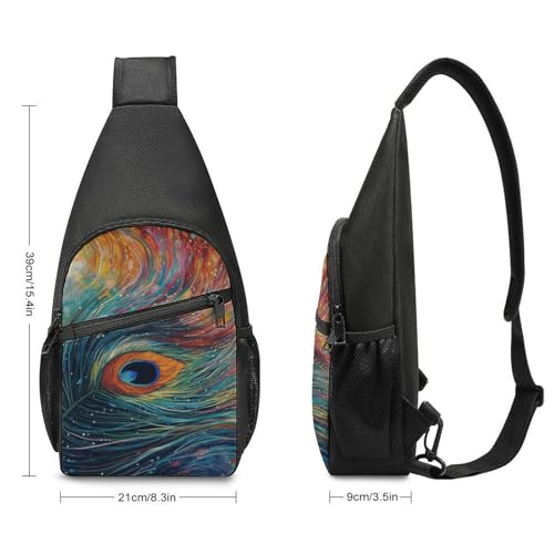Bolso cruzado ligero tipo sling para senderismo y viajes miniatura 2