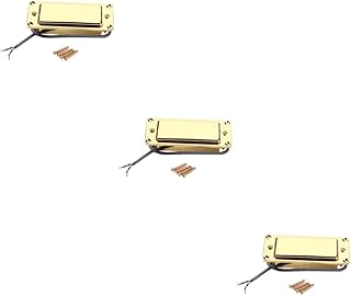 VICASKY 3pcs 4 Guitar Pick Guitar Bass Pickups Humbucker Neck Pick Humbucker Bridge Pick Alnico Pickups Copper Shell Pearlescent