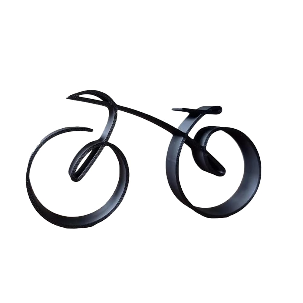 CTRLZS Minimalist Bicycle Cast Iron Art Sculpture Wire Framed Style Retro Desktop Bicycle