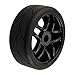 iguo 4pcs 1/8 RC Baja Buggy On Road Tires Tyre and Wheels Rims compatiable for Redcat HPI Racing Car