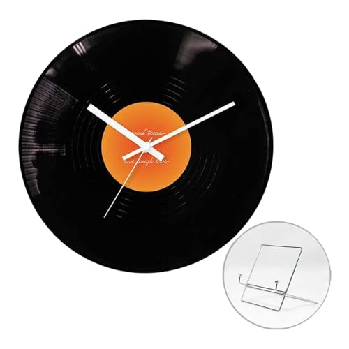 Horloge coucher de soleil design moderne et vintage avec support métal - 2