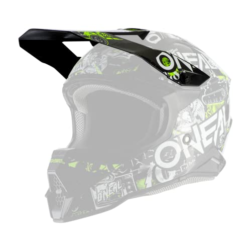 O'NEAL | Casco da motocross | Motocross Enduro | Standard di sicurezza ECE 22.05, calotta in ABS, prese d'aria per un'ottima ventilazione e raffreddamento | 3SRS Helmet Attack 2.0 | Adulto