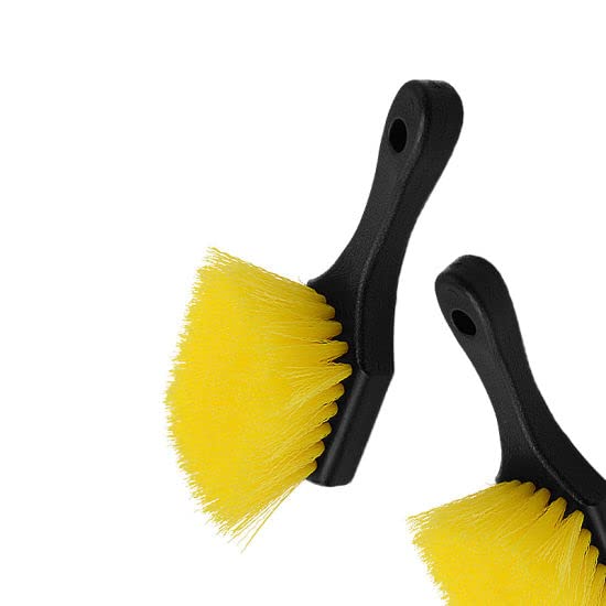 Image of Maple Car Automobile Cleaning Brush for Car Interior & Exterior Cleaning | Soft Microfiber Dusting & Detailing Brush | Scratch-Free Washer Cleaning Tool for Dashboard, AC Vent, Tyres & Alloy Wheels