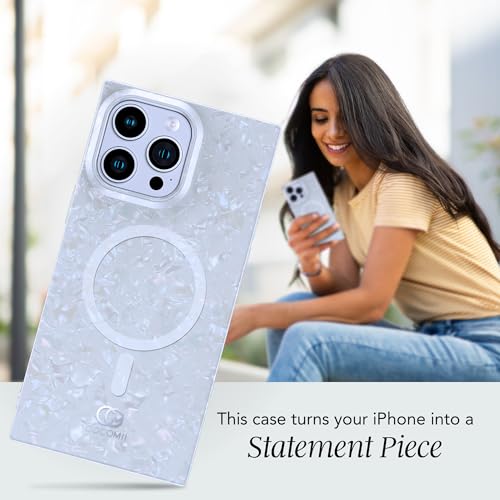 Image of COCOMII Rectangle for iPhone 13 Pro Case, Iridescent Opal
