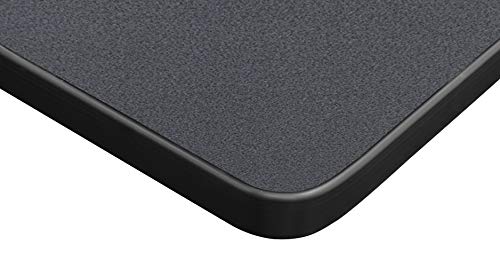 Kobe 84" Flip Top Mobile Training Table- Grey #TOP2