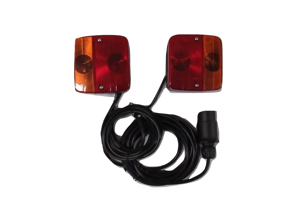 Rear Magnetic Trailer Lights with 12M Cable (Tractor Light Board Trailer Towing Lamp)