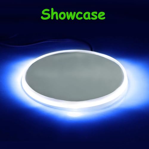 Image of Blue LED Car Background Grille Logo Badge Emblem Light lamp,82mm Waterproof Background Tail Badge Emblem Logo LED Light Lamp Sticker Auto Emblems Compatible for B /MW 3 5 7 Series X3