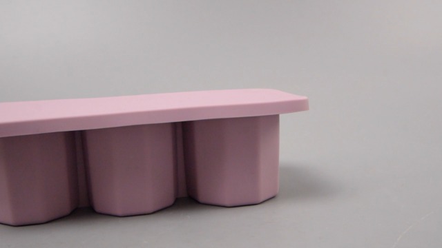 Set de 2 cubeteras de silicona con tapa azul miniatura 7