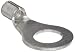Morris Products 11042 Ring Terminal, Non Insulated, 16-14 Wire Size, 1/4" Stud Size (Pack of 100)