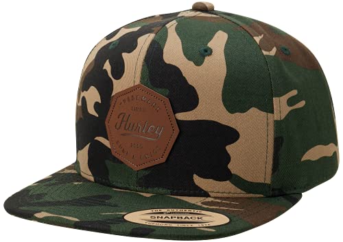 Hurley Men s Dri-fit Hurricane Curved Bill Baseball Hat, Size OneSize, Camo