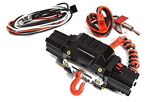 Integy Realistic Winch w/Twin High Torque Motor for 1/10