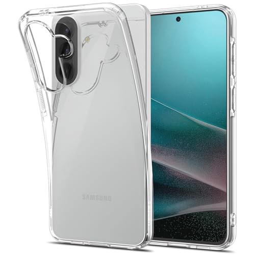Image of Spigen Liquid Crystal Case for Samsung Galaxy A57 5G, Crystal Clear | Transparent, Flexible, Slim Fit, Thermoplastic Polyurethane, Glossy