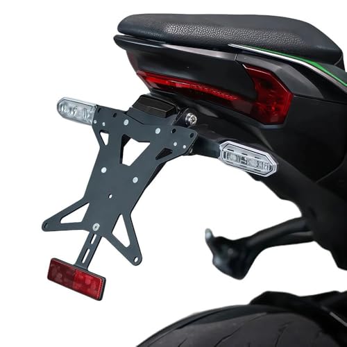 Support plaque d'immatriculation Z900 rigide en aluminium anti-vibration