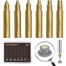 HANGLIFE Heat-Set Insert Tips for Threaded Inserts M2 M2.5 M3 M4 M5 M6, Soldering Iron Tips Compatible with Weller SP40NUS/Hakko FX-888D/900M/T18 Irons- Press Tool for Plastic 3D Printer Components