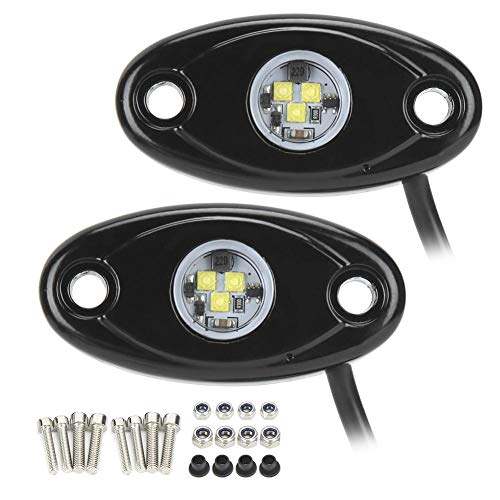 Yctze Luz del chasis del coche Luz del chasis Atmsfera Lmpara ambiental automvil 2 pieza 9W LED Ambiente ligero de la lmpara Decoracin para el carro Yate debajo del coche para coche camin barco