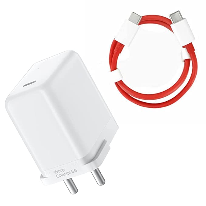 OnePlus Original 65watt Wrap Adapter with Type C to C Cable Compatible