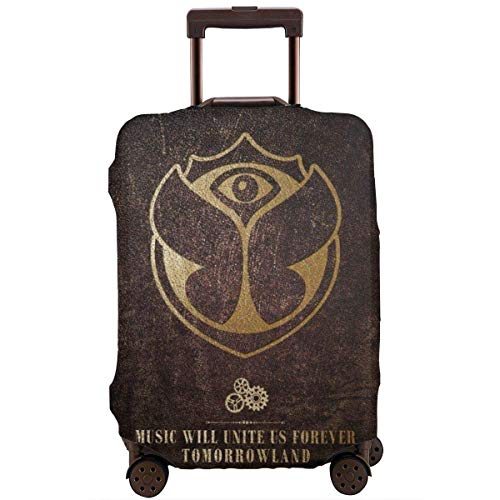 Preisvergleich Produktbild Laaunrye Tomorrowland Gepäck-Abdeckung, Koffer-Abdeckung, Spandex, Reisegepäck-Abdeckung, kratzfest, staubdicht, personalisierter Reißverschluss, Reisekoffer-Schutz, S