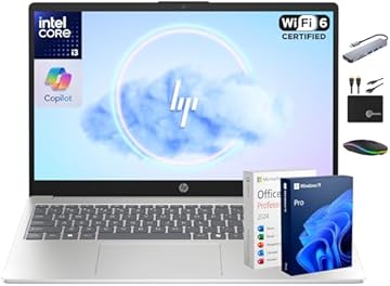 15.6” Laptop Computer 2025-2026 Edition Student Business, Lifetime MS Office, 8-Core Intel i3 CPU, 16GB RAM, 628GB Storage (128GB UFS+500GB Ext), Wi-Fi 6, Long Battery, MarxsolAccessory, Win 11 Pro
