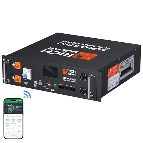 Rich Solar 51.2V 100Ah LiFePO4 Lithium Battery