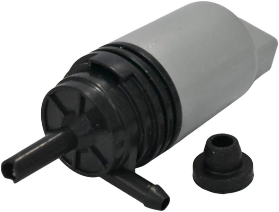 67127302589 Front Windshield Washer Pump Compatible with E90,E60, 525i, 328i, 325xi, 335i, 325i, M3, M5, M6- Washer Fluid Pump with Grommet Replaces 21323-232316A,67126934159