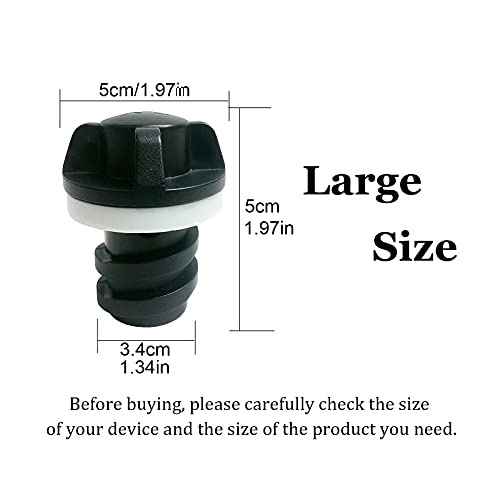 Cooler Drain Plugs Replacement for Coolers Larger Water Outlets Replacement Plugs Used in The Dual Drain Plug System Coolers Accessories (Only for Larger Water Outlets) - Thumbnail 2