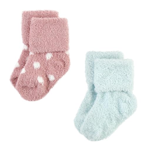 Image of Hudson Baby Baby 8-pack Cotton Rich Newborn and Terry Socks