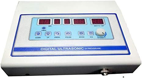 PHYSIOTREX® Physio Solutions White Electro Therapy Physio Therapy Digital Ultrasonic Machine with 9 Programs with 1 Year Warranty