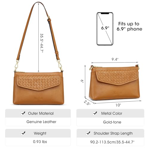 Kattee Small Leather Purses and Handbags for Women, Soft Crossbody Bags for Women, Shoulder Cross Body Bag3