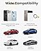 AMADAW 2025 Upgrade Tesla Phone Mount [N55 Strongest Magnet] [Non-Adhesive Version] Hands-Free No-Drop for Magsafe, Fits for Tesla Model Y/3/X/S/Cybertruck, Compatible with iPhone 17/16/15 All Phones