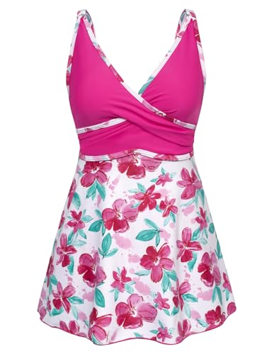 Traje Baño Dos Piezas Mujer Push Up Conjunto Tankini Mujer Ropa Playa Estampado Floral Traje Baño 