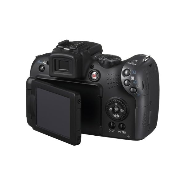 Canon PowerShot SX10 IS Digitalkamera (10 MP, 20-fach optischer Zoom, 6,4cm (2,5 Zoll) Display) schwarz – Bild 8