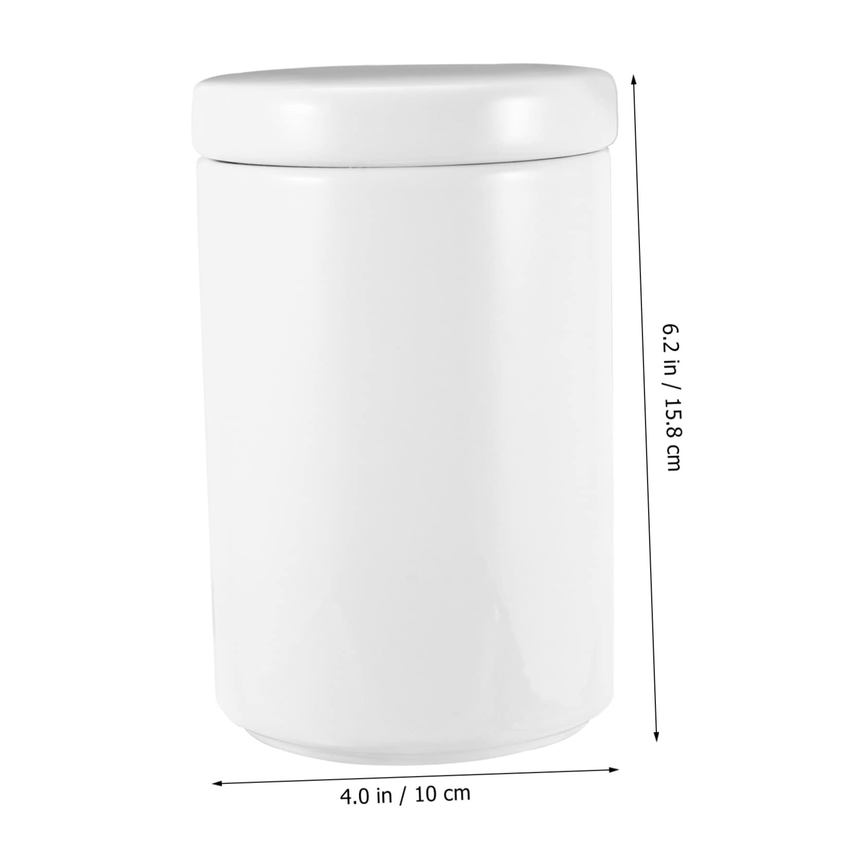 1pezzi Barattolo in Per Tè Contenitore Sigillato Per Conservazione Alimentare Vaso Smalto Liscio Per e Casa