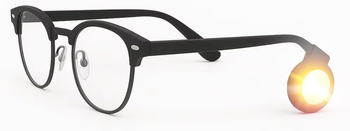 Tracker for Glasses Mount – Compatible with Apple AirTag® | Find My Glasses Tracker Mount for Eyeglasses & Sunglasses | Lightweight Airtag Holder