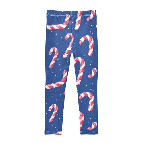 ZZKKO Girls Leggings Candy Cane Toddler Girls Clothes Leggings for Girls Toddler Girls Leggings 3-4T2