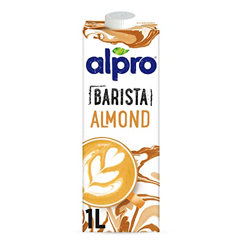 Alpro Barista Almond Drink, 100% Plant-Based, Lactose & Dairy Free - 1L