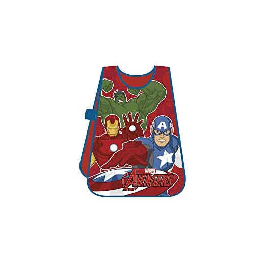 ARDITEX AV13356 Delantal sin Mangas para Actividades de Marvel-Vengadores