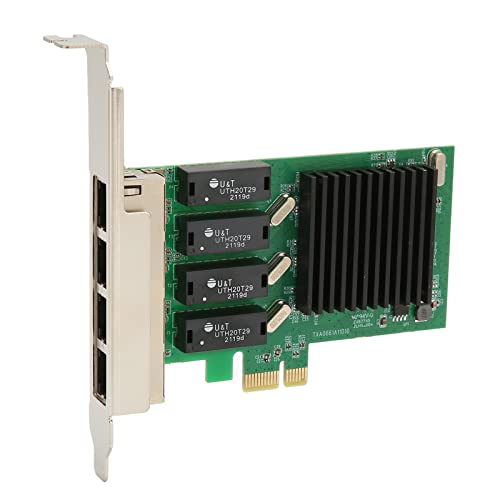 Carte Réseau PCIE NIC 4 Ports Ethernet pour Serveur et Commutateur LAN