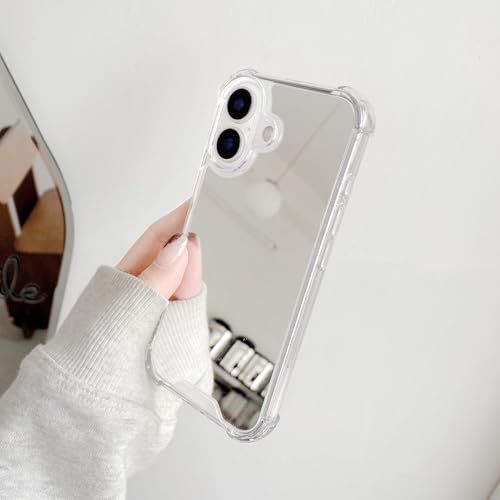 Coque iPhone 17 miroir transparente retouche maquillage en déplacement