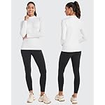 Runhit Women's Thermal Shirt Fleece Mock Turtle Neck Long Sleeve Compression Athletic Base Layer Tops Cold Weather Gear - Image 2