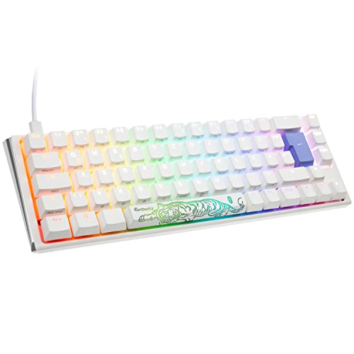 Clavier Ducky One 3 SF Pure White d'une finition haut de gamme RGB