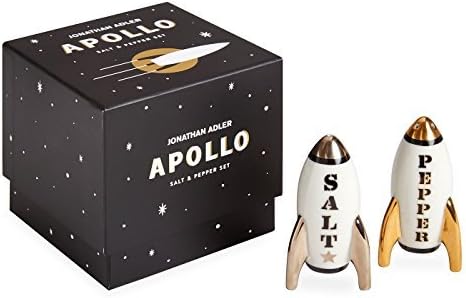 Jonathan Adler Apollo - Juego de salero y pimentero, tamaño único, multicolor