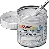 White Pigment for Epoxy Resin, Gelcoat, Paint - 4 oz