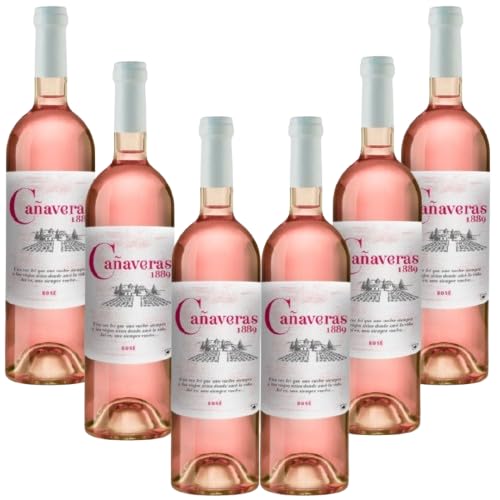 Cañaveras 1889 - Vino Rosado - Vino de la Tierra de Castilla- 6 botellas x 750 ml
