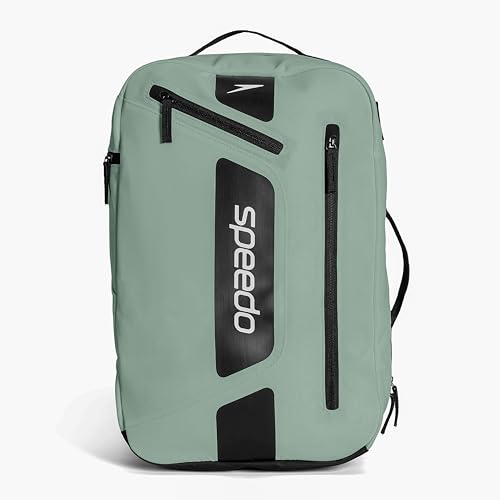 Speedo Zaini unisex per adulti, 25 l, colore: verde oliva morbido, taglia unica