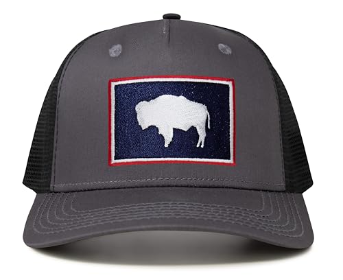 Image of International Tie State Hat for Men and Women, Adjustable Snapback Trucker Baseball Cap with Embroidered Patch