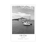 MGHDGD Póster de Ibiza Travel, Ibiza (2) lienzos para decoración de pared, cuadros para decoración de sala de estar, dormitorio, 20 x 30 pulgadas (50 x 75 cm)