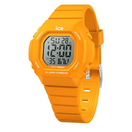 ICE-WATCH - Ice Digit Ultra Orange - Montre Orange pour Garçon (Mixte) avec Bracelet en Plastique - 022102 (Small)