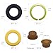 HiSport Fuel Injector Seal Kits Compatible with Ford, Lincoln, Mercury Vehicles - 4.6L 5.0L 5.4L 5.8L - E150, E250, E350, F150, F250, F350 Replace Part 0280150943, 0280150939, 0280150909