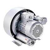 Single Phase Regenerative Blower 1.01Hp, 110V/1Phase, 52CFM (Large Airflow Type) Vortex Ring Blower