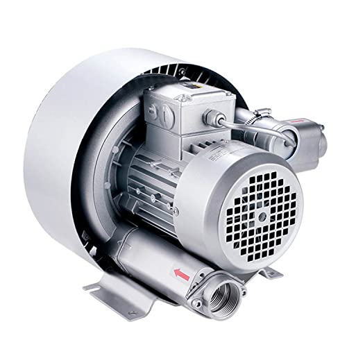 Single Phase Regenerative Blower 1.01Hp, 110V/1Phase, 52Cfm (Large Airflow Type) Vortex Ring Blower 750W Industrial Vacuum Pump For Air Blowing Or Suction,Low Noise #TOP22